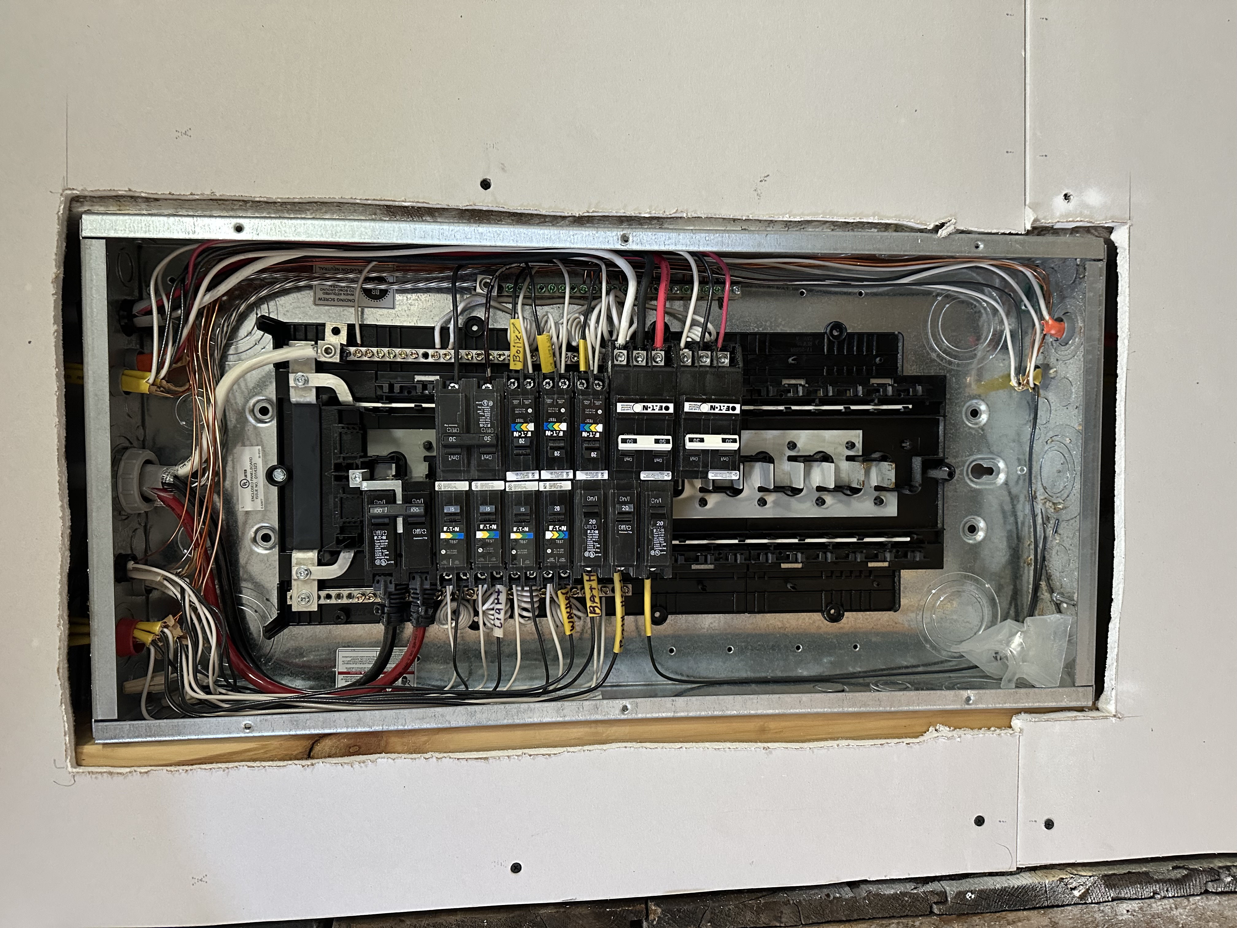 Electrical panel installation and upgrade work